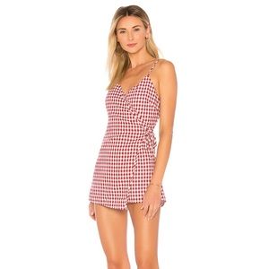 by the way. gingham romper